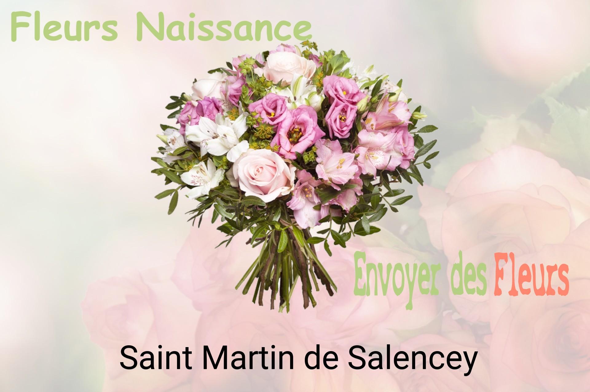 Bouquet de fleurs de naissance livré à Saint-Martin-de-Salencey